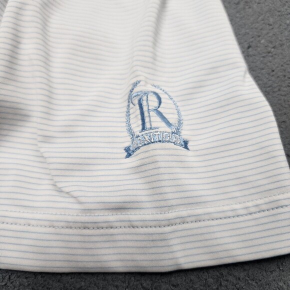 Peter Millar Men's Summer Comfort Striped Poly/Spandex Golf Shirt Size XL - Picture 3 of 10
